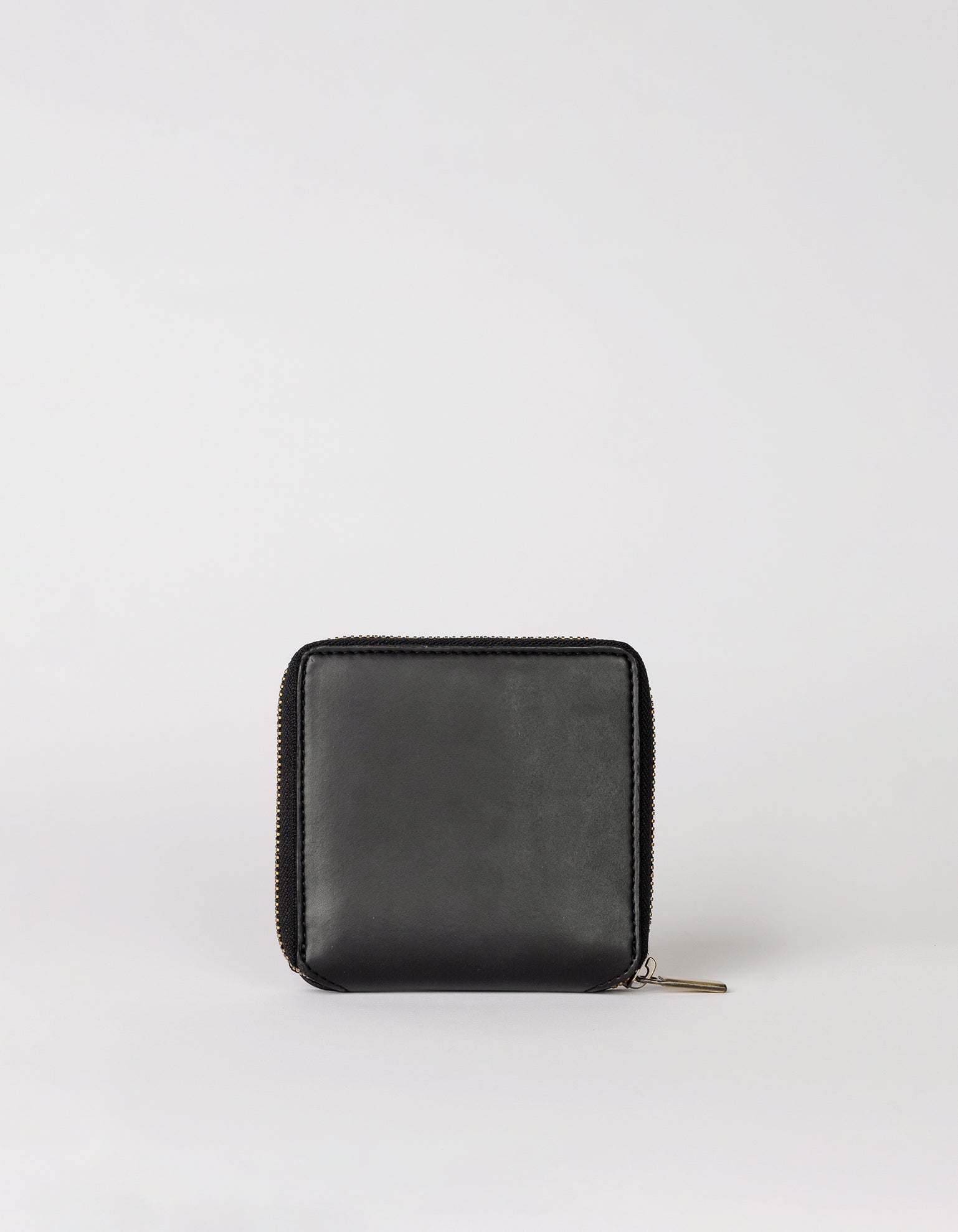 Sonny Square Wallet - Black Apple Leather - back product image