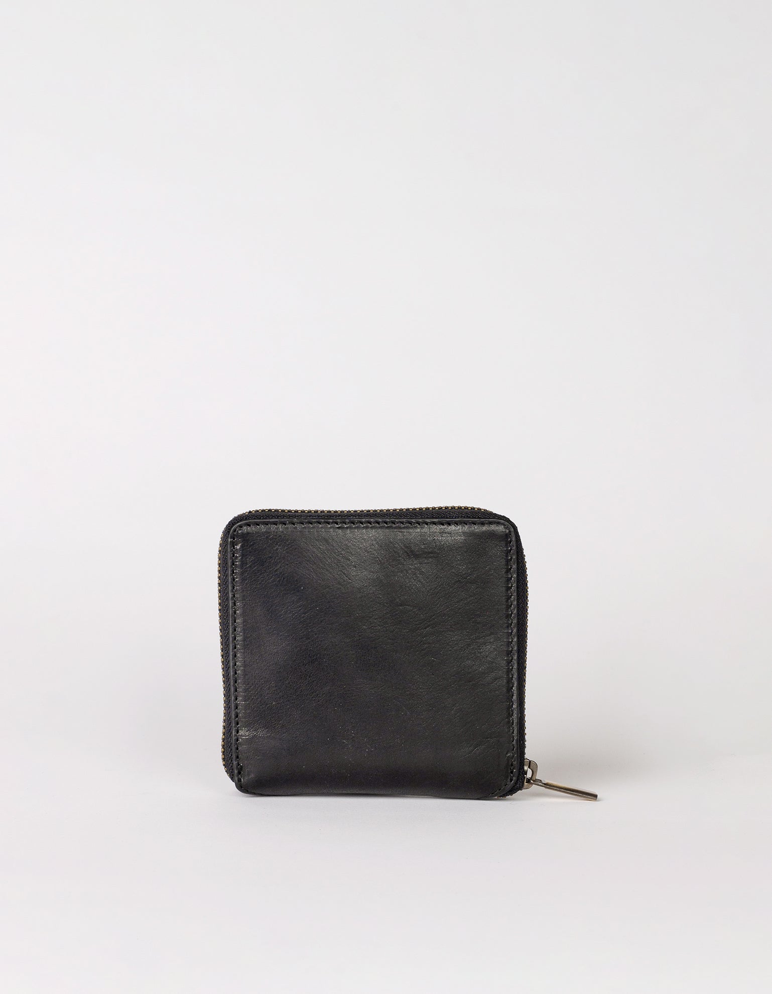 Sonny Square Wallet - Black Stromboli Leather