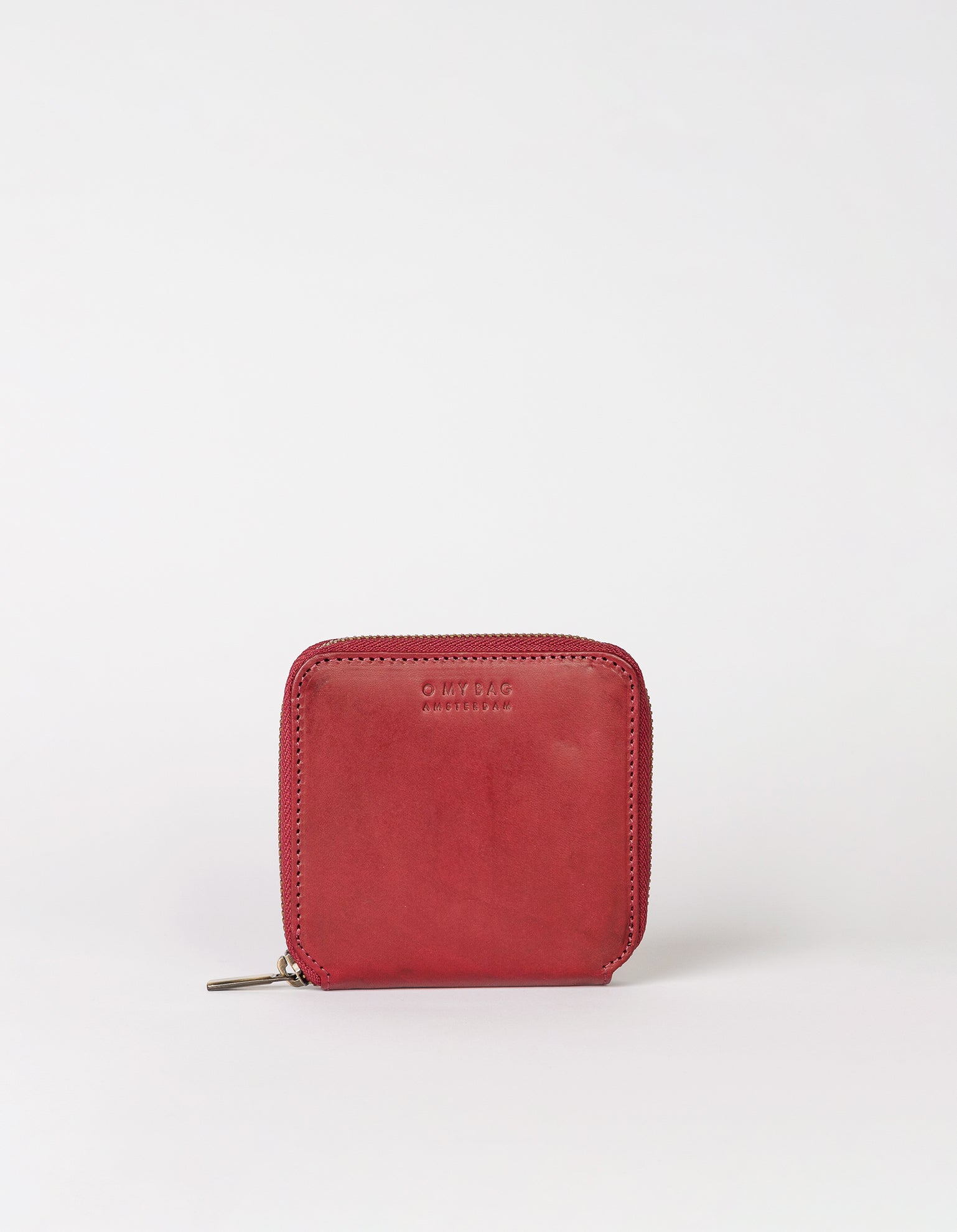 Sonny Square Wallet Ruby Classic Leather. Front product image