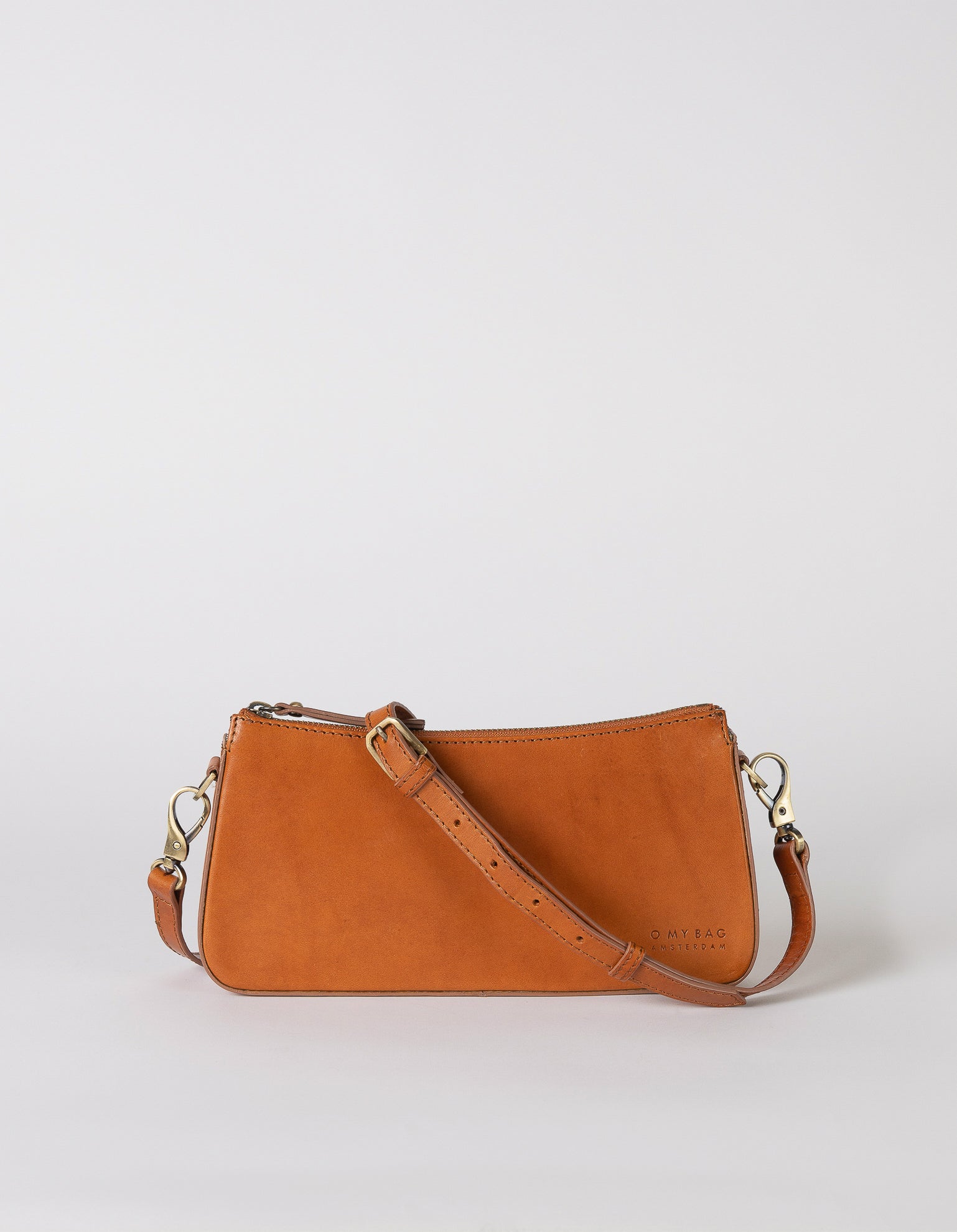 Cognac crossbody fashion purse