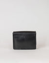 Audrey mini black classic leather bag. Back product image.