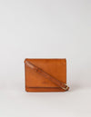 Audrey mini cognac with full leather strap - front product image
