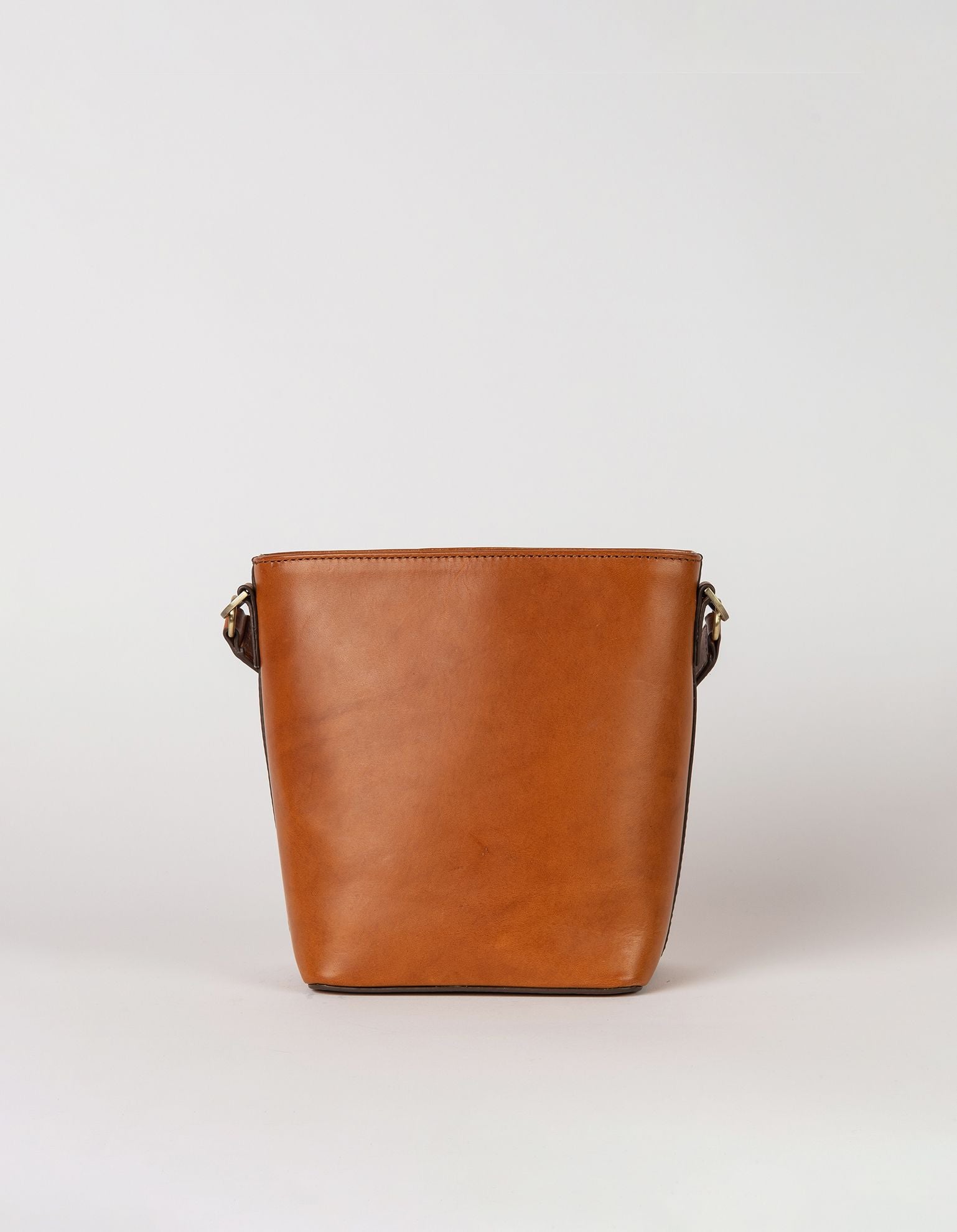 Bobbi Beuteltasche Midi Cognac Klassisches Leder