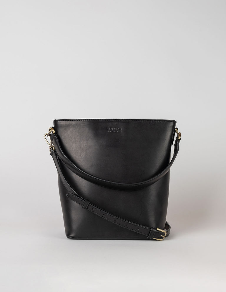 Bobbi Bucket Bag Maxi - Black Classic Leather