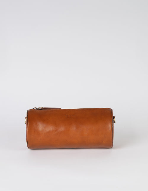 Izzy bag in cognac classic leather - front image