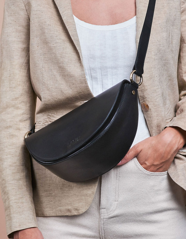 Leabra Leather Bag Black