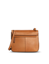 Lucy in cognac classic leather. Crossbody handbag. Back product image.